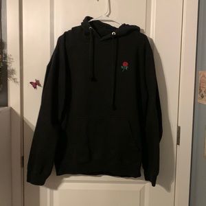 Eighty Eight Sweatshirt With Embroidered Rose